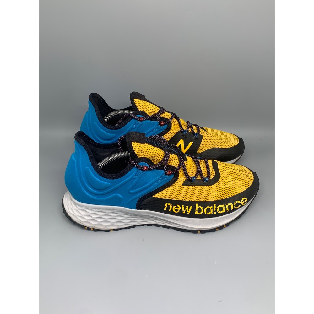 New Balance Fresh Foam Roam Yellow Blue Running Shoes MTRCVRG Men's Sz 12